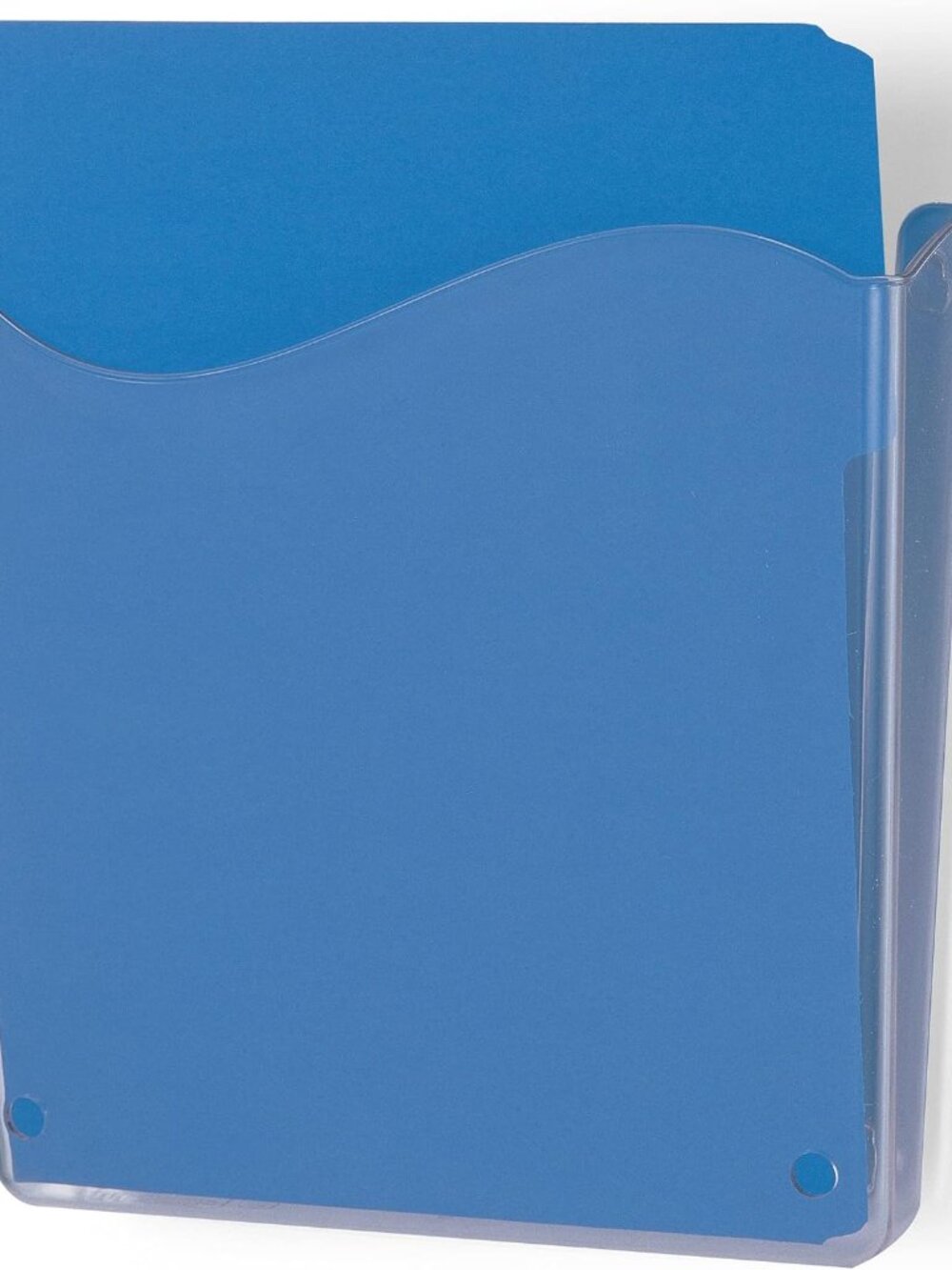 Unbreakable Vertical Wall File, Letter Size, Clear